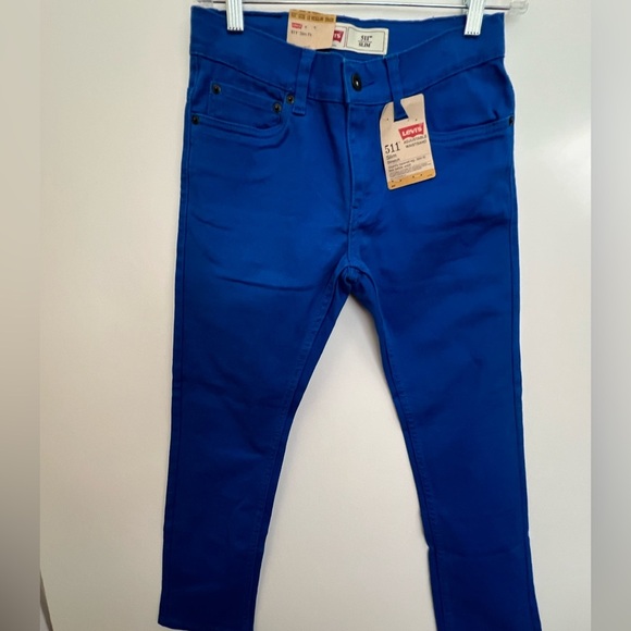 Levi's Denim - LEVI’S 511 WOMENS SLIM FIT ROYAL BLUE SIZE 12 26x26 JEANS. NWT.